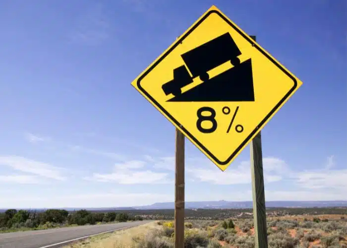 Just what does a road grade sign mean? - RV Travel