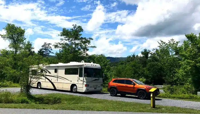 is virginia for rv lovers? great rv site in virginia's Shenandoah river state park