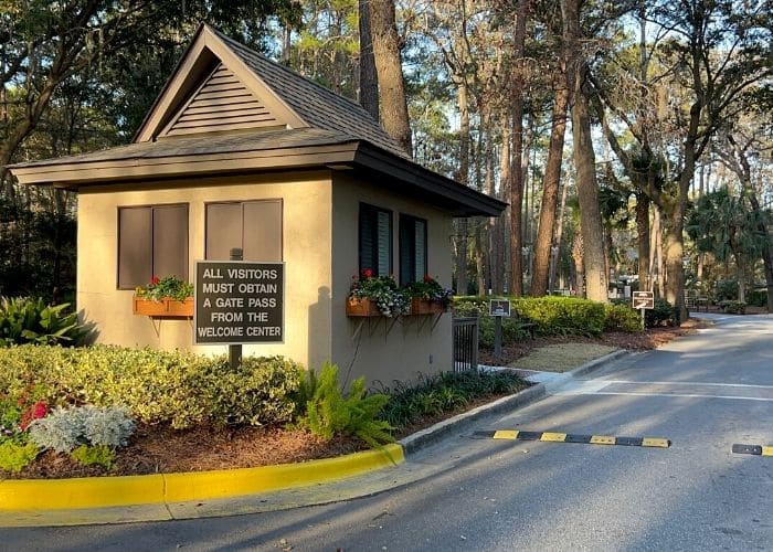 mail room building at hilton head motorcoach resort