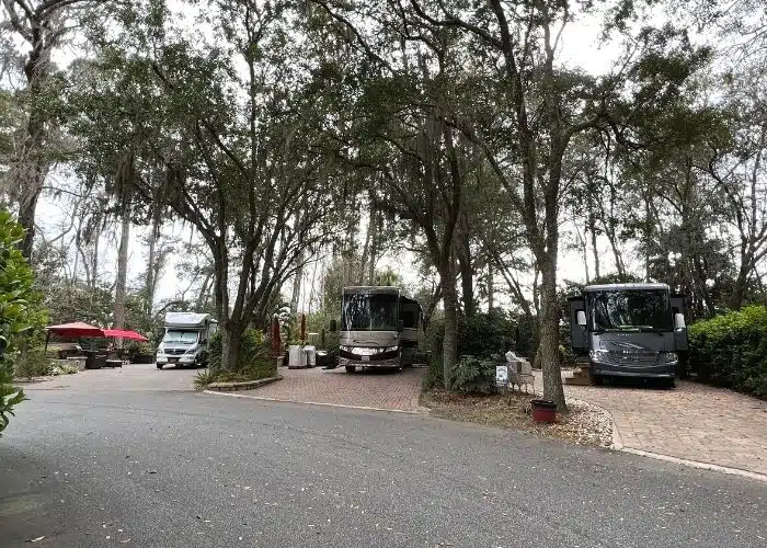 three luxury rv sites hilton head island motorcoach resort