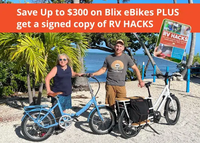 blix bikes on beach with holiday discount code