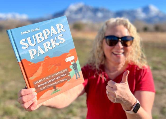 subpar parks book with thumbs up