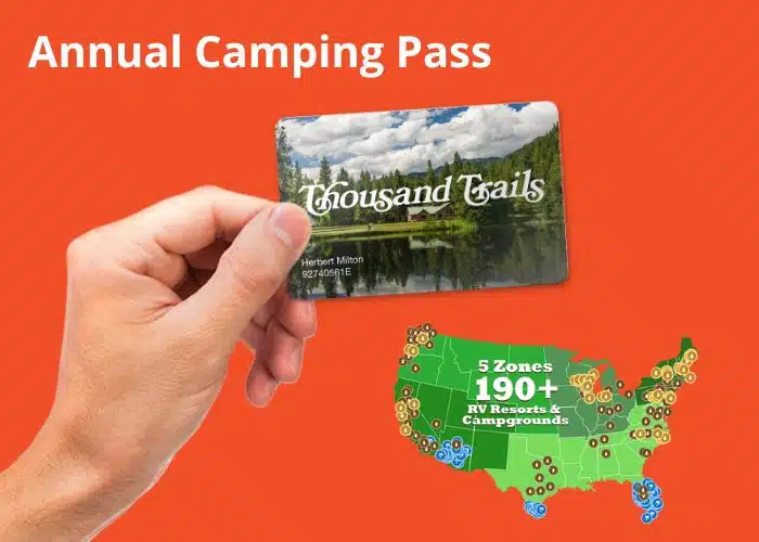 Thousand trails annual camping pass image
