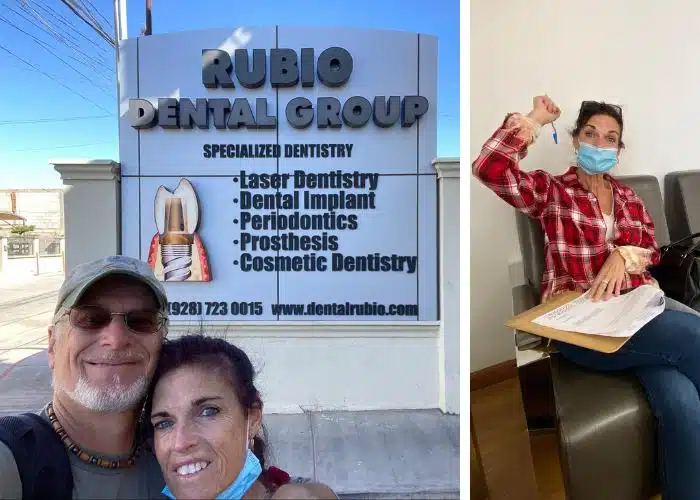 couple at rubio dental group in mexico