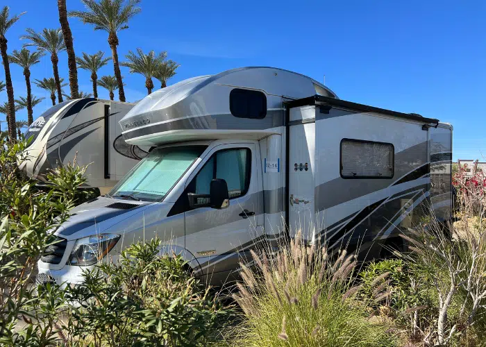 our rv at thousand trails palm springs