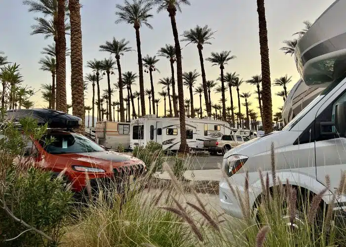 our rv site at thousand trails palm springs california