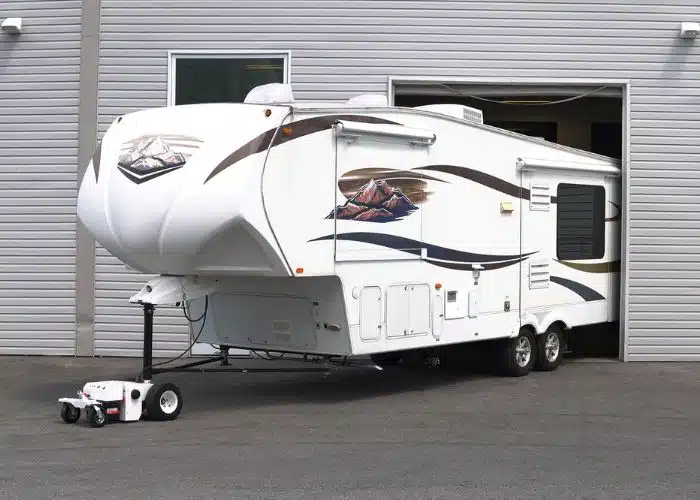 Parkit360.ca website fifth wheel moved by dolly