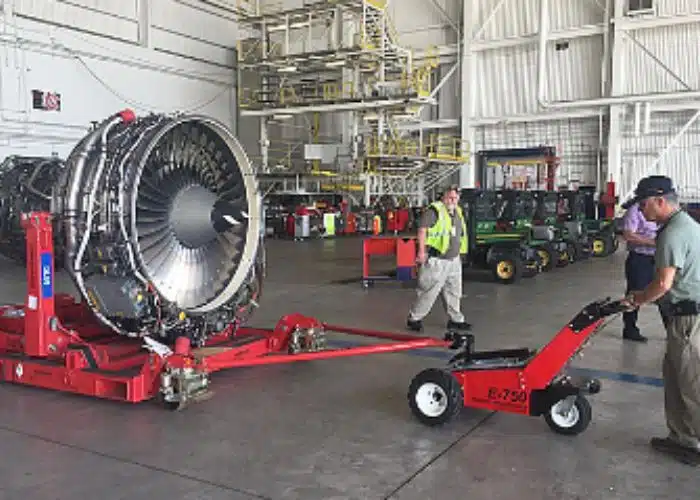 PowerPusher.com website moving aircraft engine