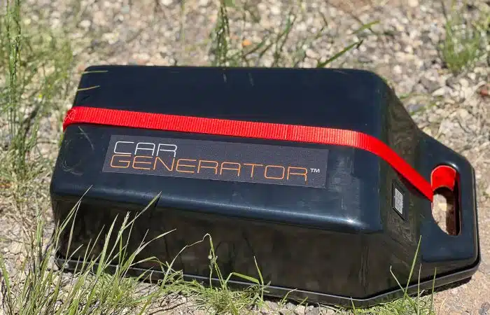 Car Generator on ground by itself