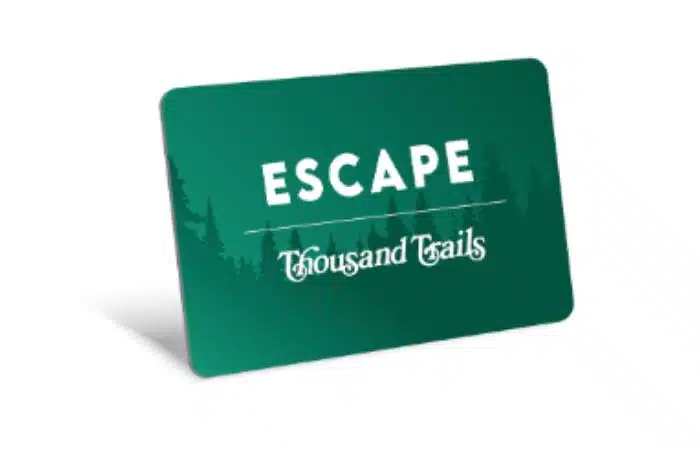 Thousand Trails Escape card
