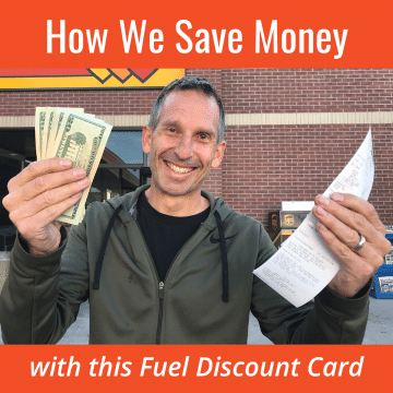 marc holds money save on discount fuel