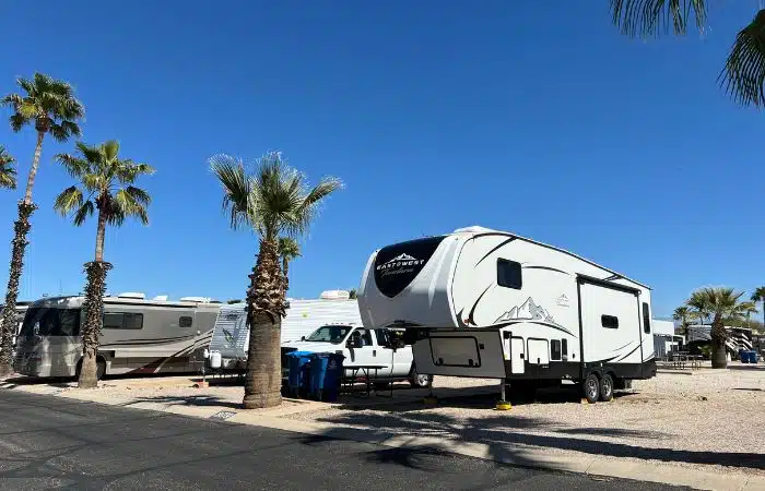 Our Rv in site at Voyager RV resort
