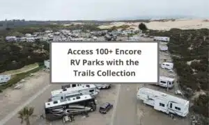 aerial shot pacific dunes aerial shot rvs and sand dunes