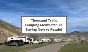 rvlove fifth wheel and other rvs parked at tt blue mesa colorado campground